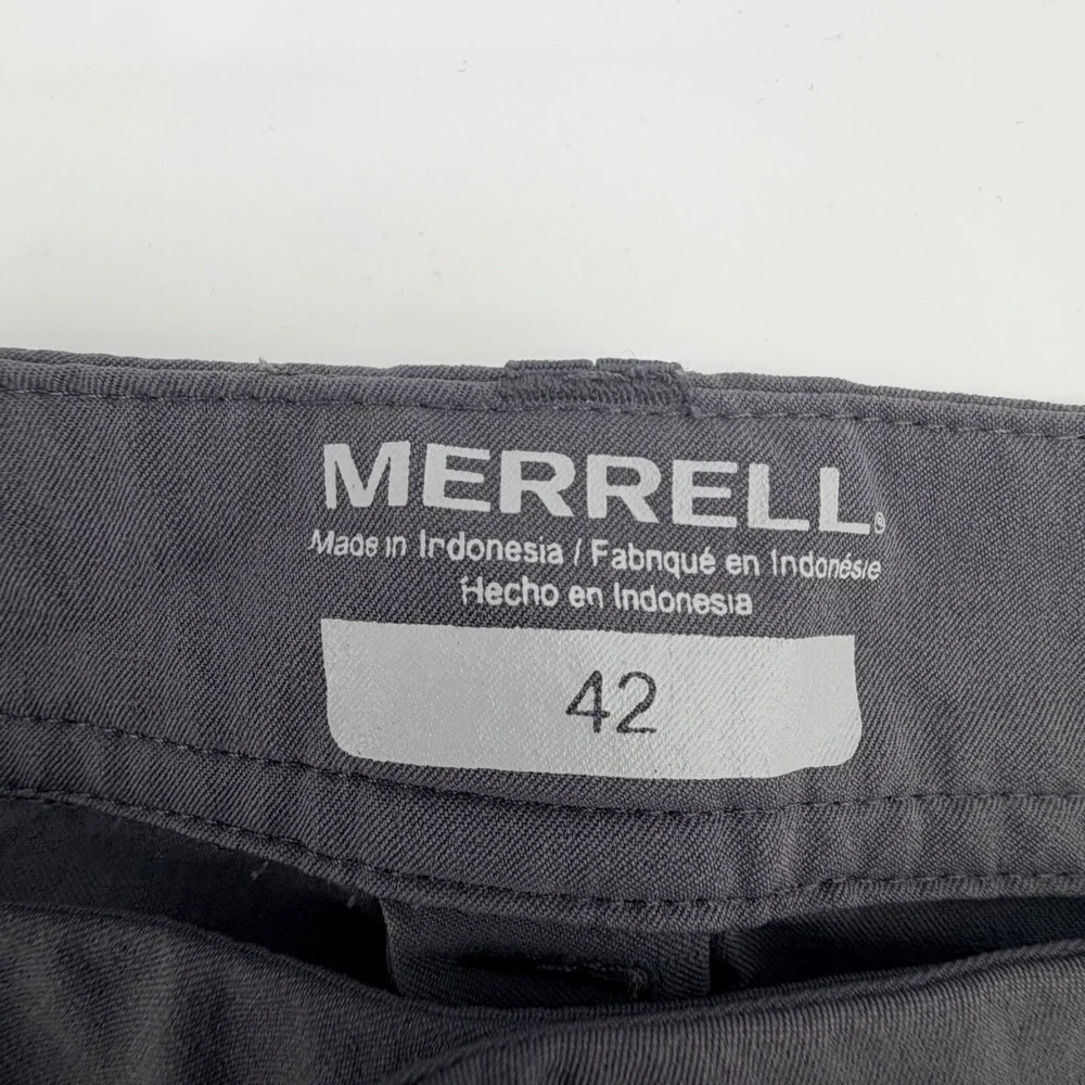 Merrell Hiking Pants Mens 42 Gray Nylon‎ Spandex Stretch Technical Outdoor Trail